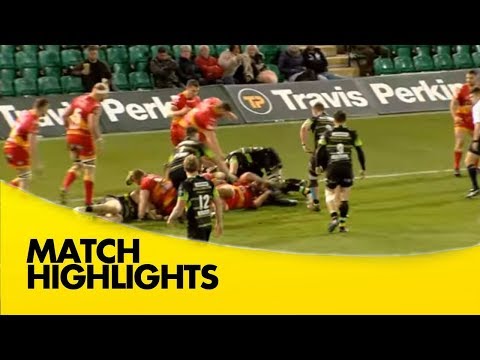 Northampton v Dragons - Anglo Welsh Cup 2017-18