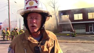 Lawrenceburg Antiques burned Saturday morning 11/11/17