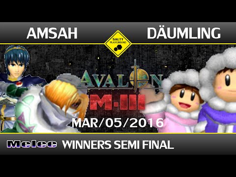 Avalon M-III - JJ | Amsah (Sheik, Marth) Vs Däumling (Ice Climbers) - SSBM Singles WSF