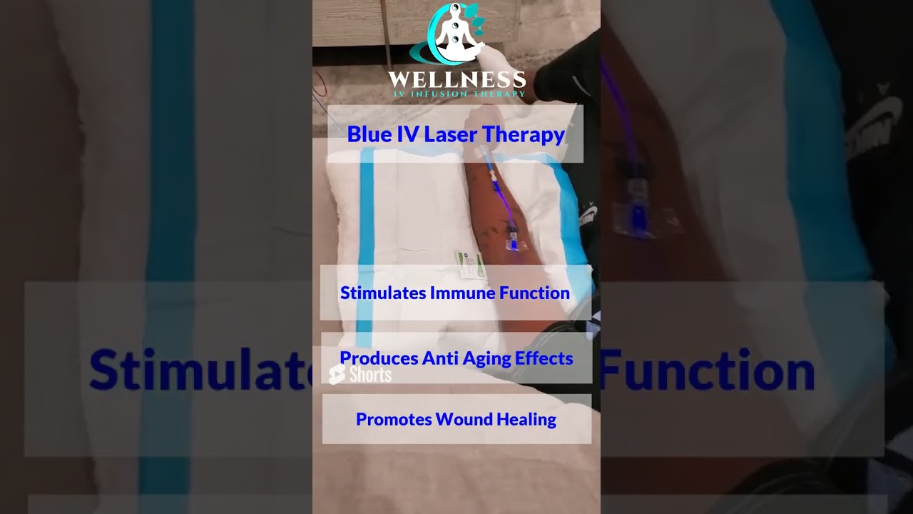Wellness IV Infusion Therapy is proud to bring you one of our new  Intravenous Laser Therapy 😎🙌🧬💉