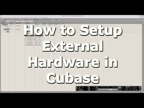 How to set up External Hardware in Cubase