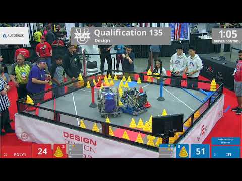 2018 VEXU Design Q135 - POLY1 vs IFI - 24 to 58