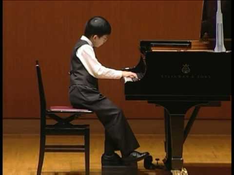 Tommy (7 yr) plays Bach Sinfonia No.15 BWV 801