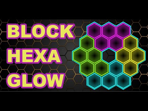 Glow Block Hexa Puzzle Video
