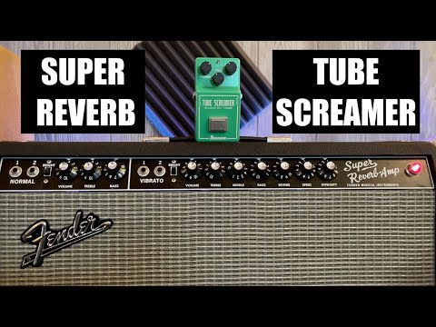 Driving a Super Reverb with a Tube Screamer!