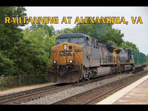 Busy Morning on the Rails with Amtrak, VRE, and CSX at Alexandria, VA | 5/24/2021