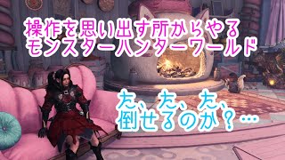 【実況】モンハンワールド/操作を思い出す所から…【PS4】