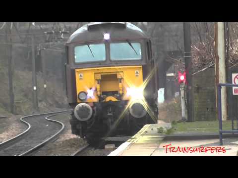 WC Class 57 No. 57314 on 0Z50 Carnforth ST - Guide Bridge B'sde Sdgs @ Guide Bridge on 17.12.15 - HD