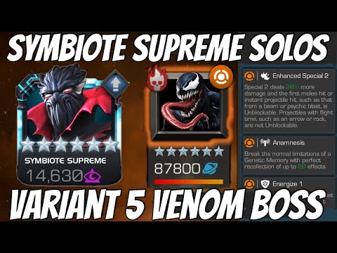 Symbiote Supreme SHREDS Variant 5 VENOM BOSS!