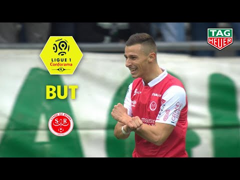 But Rémi OUDIN (10') / Stade de Reims - AS Saint-Etienne (3-1)  (REIMS-ASSE)/ 2019-20