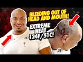 BLEEDING OUT OF HEAD AND MOUTH! EXTREME HEAT! 124F/51C