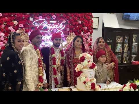 Amans Wedding Cake Cutting At Southampton