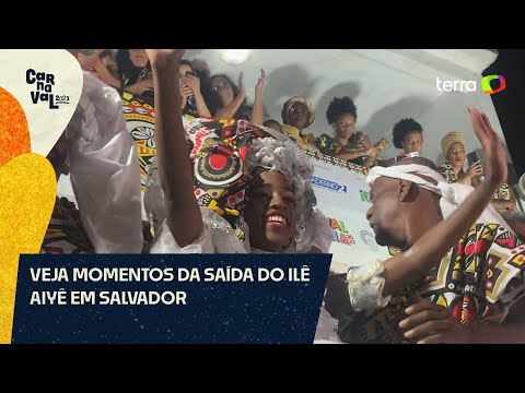 Momentos emocionantes da saída do Ilê Aiyê em Salvador