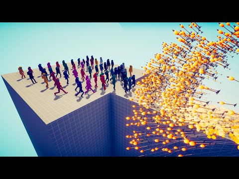 100x AMONG US UNIT vs EVERY GOD on the Bridge 🔥 TABS - Totally Accurate Battle Simulator