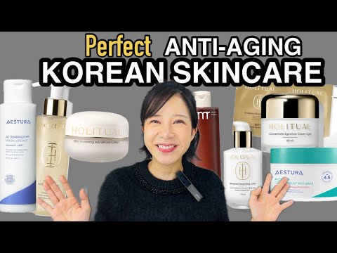 Perfect Korean skincare routine for anti-aging featuring holy grail Korean skincare products for every skin type