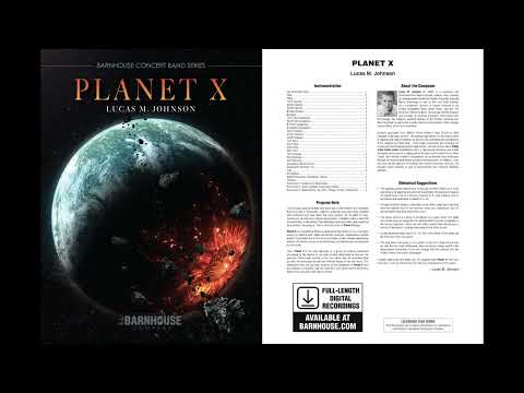 Planet X - Lucas M. Johnson (with Score)