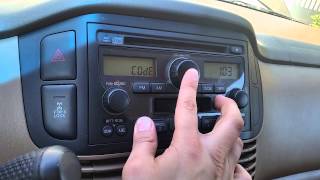 How to retrieve/enter Honda Radio code