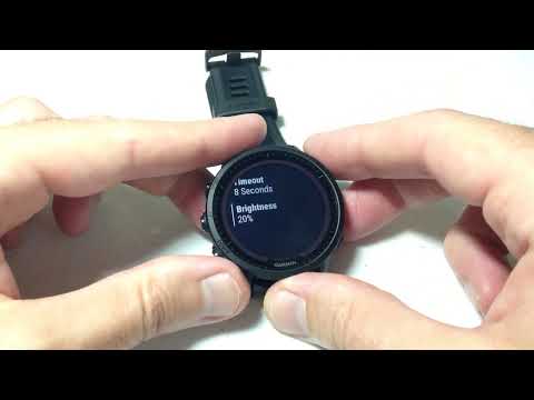 Garmin Forerunner 955: Adjust Backlight Settings
