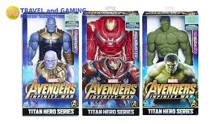 Avengers Infinity War Iron Man Hulkbuster Hulk Thanos Toys Collection - Titan Hero Power FX