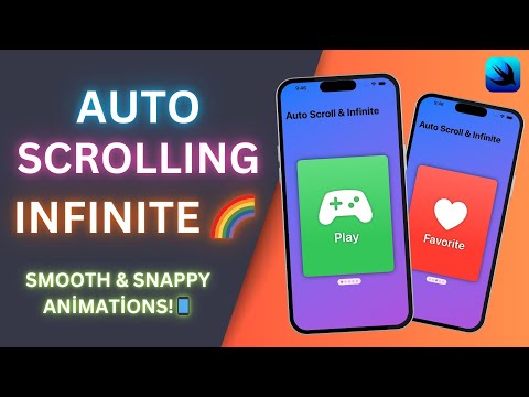 🚀 SwiftUI Infinite Auto-Scrolling Carousel 🎡 | Smooth & Snappy Animations!