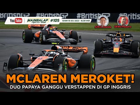 McLaren Meroket di GP Inggris