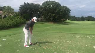 David Rauch UNLV golf mid iron teeshot par3 h5 tavistock Isleworth 10/21/19