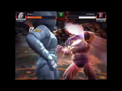 MCOC - Ghost goes 100% completion in ultrons assault variant ch2! (And the rank gem rank up!)