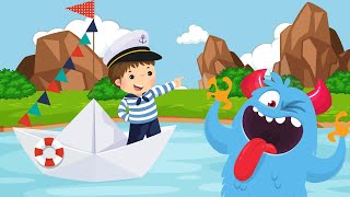 🎵 Row Row Row Your Boat | Nursery Rhymes and Kids Songs 🚣‍♂️🎶 | Children's Music and Fun 🌈"