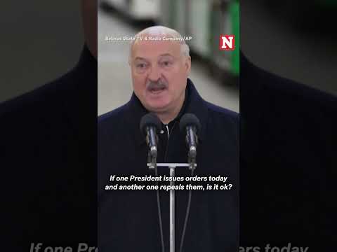 Lukashenko Says Trump's Executive Orders Show 'Serious Instability' In U.S.