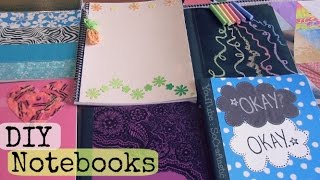 DIY Notebooks - TFIOS, Chalkboard, Magazine, Crayon Wrappers, Duct Tape & More! ♥ Back To School