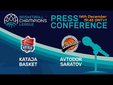Kataja Basket v Avtodor Saratov - Press Conference - Basketball Champions League
