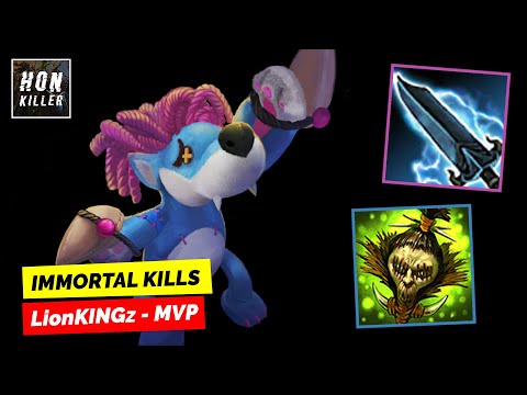 HoN Night Hound NULLFIRE BLADE with SHRUNKEN HEAD - MVP