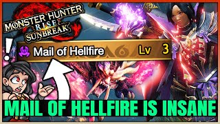 The Most POWERFUL New Armor Skill - Mail of Hellfire = Game Changing - Monster Hunter Rise Sunbreak!