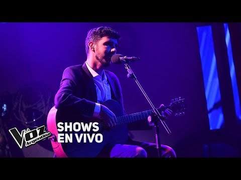 Live Shows #TeamSole: Lucas Belbruno canta "La llave" de Abel Pintos - La Voz Argentina 2018