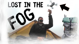 "Thick Fog, Wild Camping – The DRONE had no chance!"