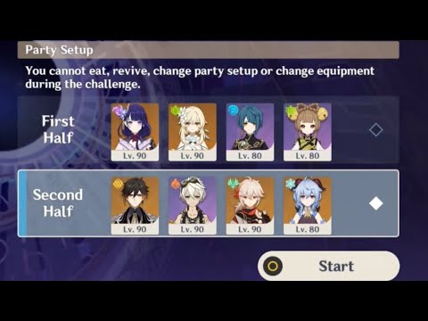 C0 Raiden Hyperbloom & C0 Ganyu Reverse Melt | Spiral Abyss 3.4-3.5 Floor 12