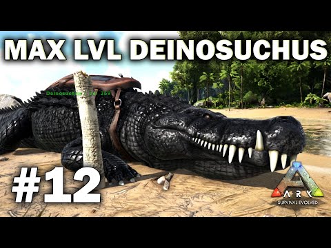 GOING AFTER THE 180 DEINOSUCHUS - Ark Survival Evolved #12