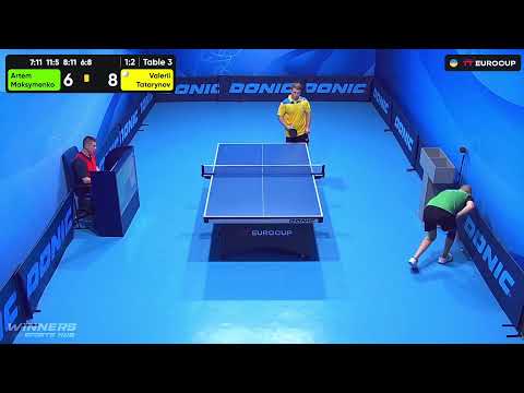 10:45 Artem Maksymenko - Valerii Tatarynov 24.08.2023 TT Euro.Cup Ukraine Star. TABLE 3