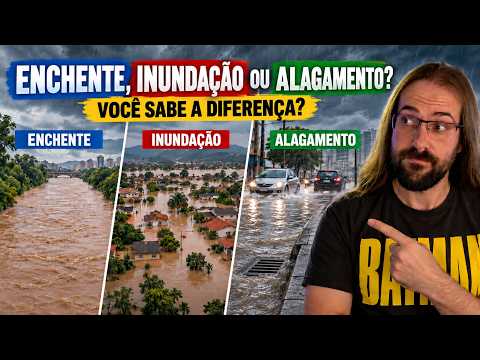ENCHENTE, INUNDAÇÃO e ALAGAMENTO: Qual é a diferença?