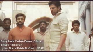 Mere Rashke Qamar -full HD video song | Raees | shahrukh khan | mahira khan