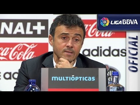 Rueda de Prensa de Luis Enrique tras el Celta de Vigo (0-2) Rayo Vallecano - HD