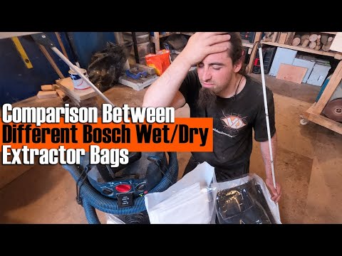 Comparison Between Different Bosch Wet/Dry Extractor Bags