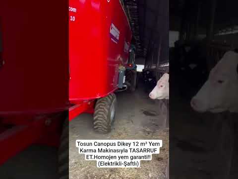 Tosun Canopus 12 m³ Dikey Çift Helezon