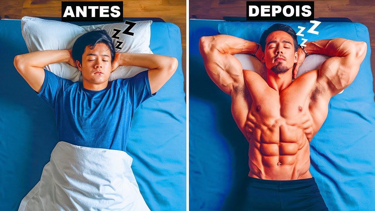GANHE MASSA MUSCULAR FAZENDO APENAS ISSO ANTES DE DORMIR!