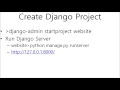 python django install hello world