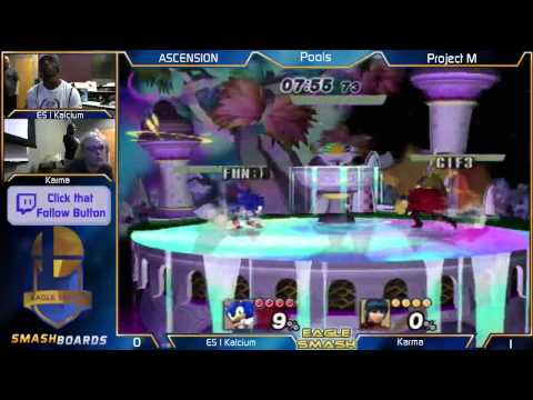 Karma (Sonic) v Kalcium (Falco, Marth)