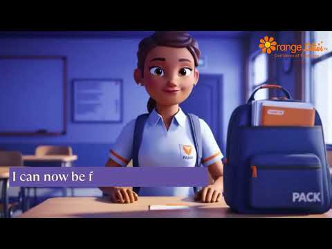 Orange Lilies Disposable Period Panties