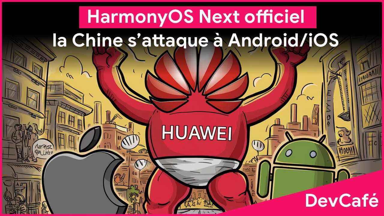 HarmonyOS Next : le concurrent chinois à Android / iOS (mais tout le monde s’en fou) 🇨🇳DevCafé 24/10