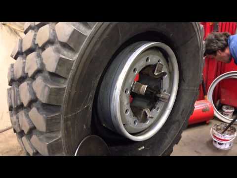 Reifenmontage auf Sprengringfelgen