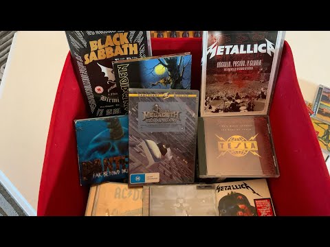 A Huge Haul of Heavy Metal & Rock CDs/DVDs Bought Today !